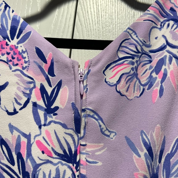 Lilly Pulitzer Ronnie Romper in Light Lilac “Trunks in the Air” - Picture 8 of 15